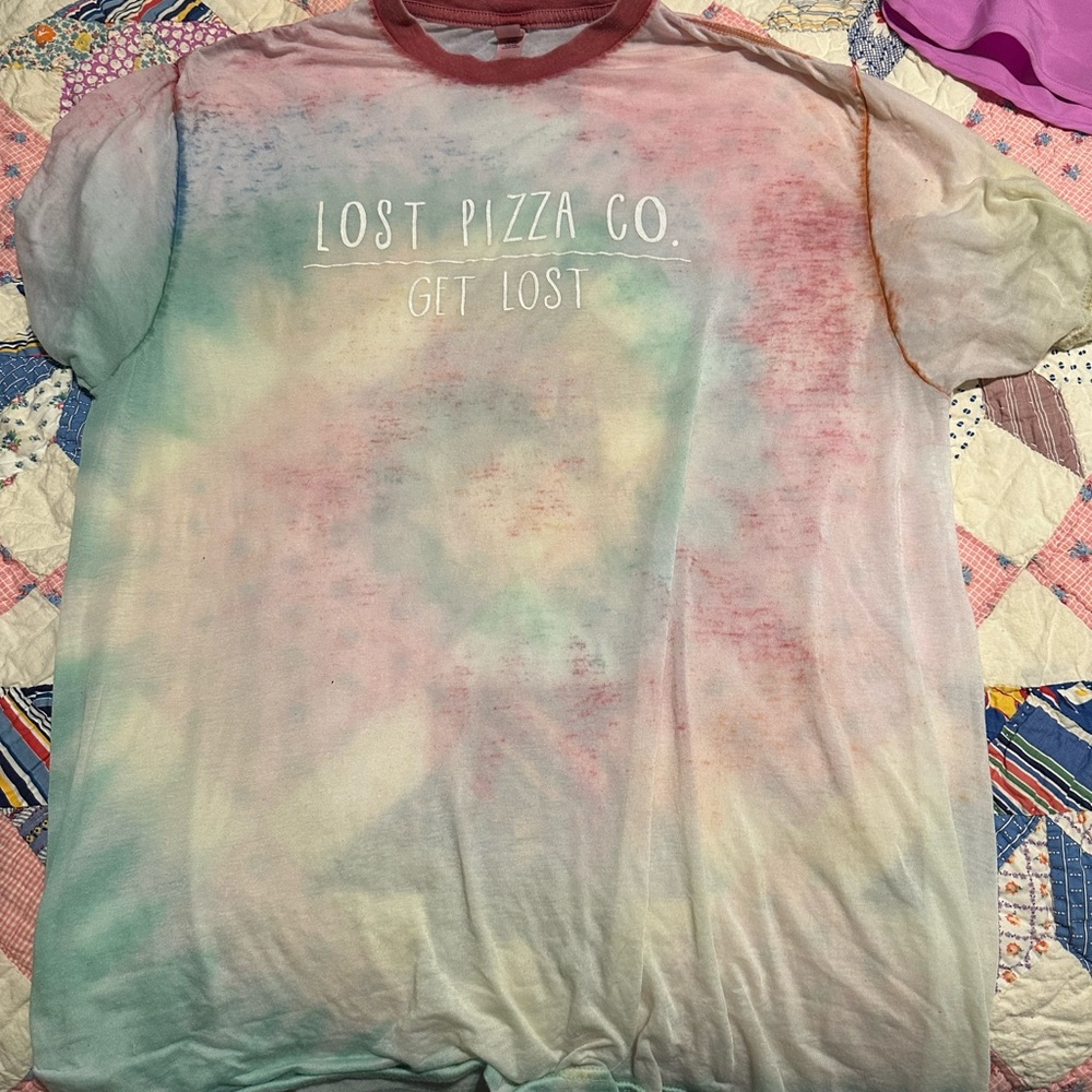 COLOR TONE LOST PIZZA SIZE XL SHIRT